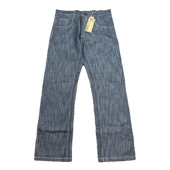 Vintage PJ MARK Denim Jeans Skater Straight Baggy  Leg Size 38x34 Gray NWT NOS - Picture 1 of 7